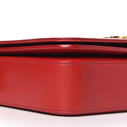 Saint Laurent Smooth Calfskin Medium Classic Monogram Universite Bag Red 14 of 20