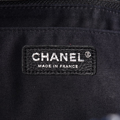 Chanel Denim Tweed Patchwork Jumbo Single Flap Blue 8 of 13