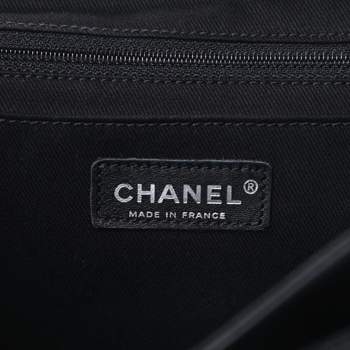 Lambskin Quilted Jumbo Icons Secret Label Flap Black