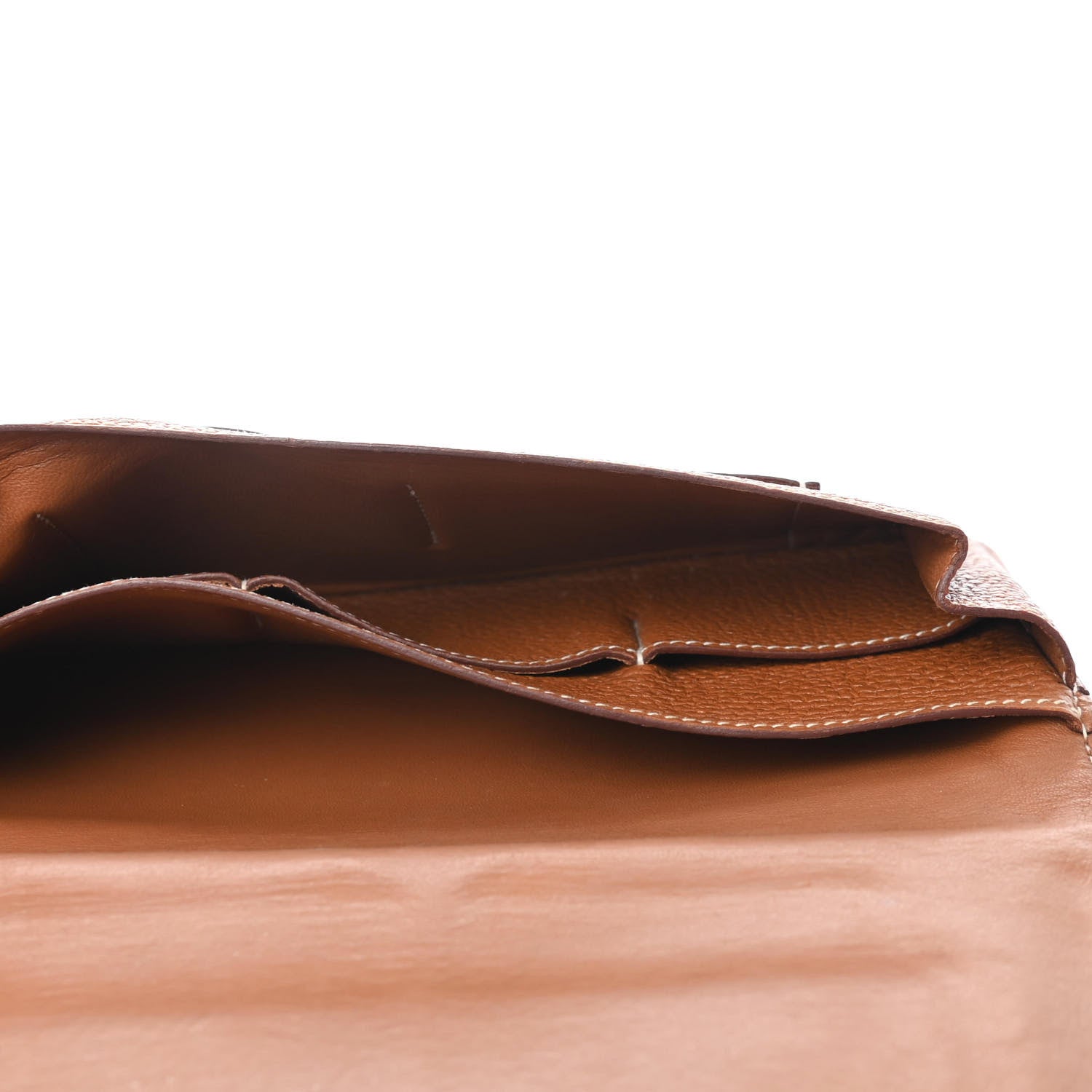 Hermes Togo Dogon Duo Wallet Gold 7 of 10