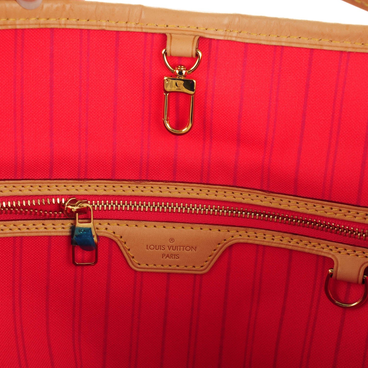 Louis Vuitton Damier Azur Delightful MM Pink 7 of 8