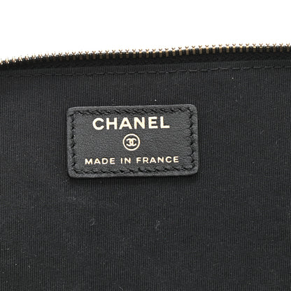 Chanel Lambskin Quilted Small Top Handle Vanity Case With Chain Black 6 of 11