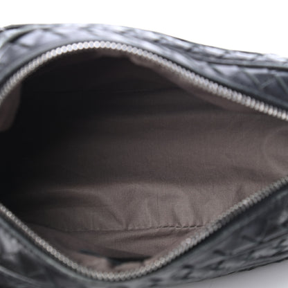 Bottega Veneta Nappa Intrecciato Shoulder Bag Black 5 of 5