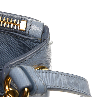 Prada Saffiano Small Galleria Double Zip Tote Astrale 9 of 17