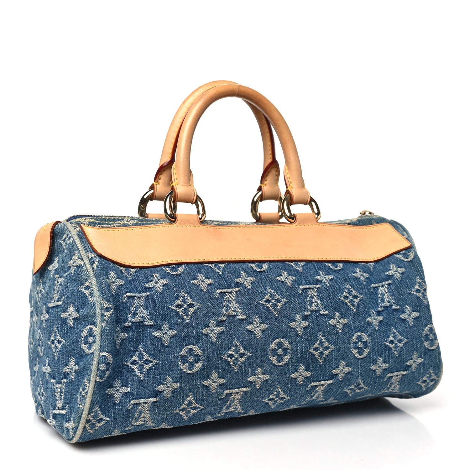Louis Vuitton Monogram Denim Neo Speedy Blue 3 of 10