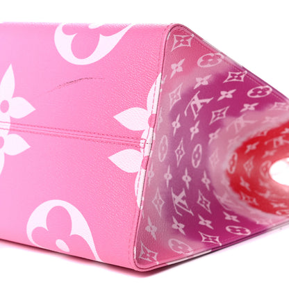 Louis Vuitton Monogram Escale Onthego GM Rouge 9 of 11