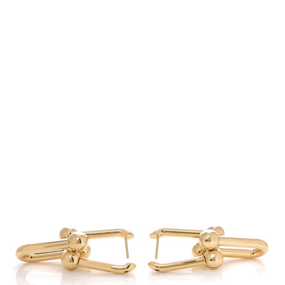 Tiffany 18K Yellow Gold Extra Large HardWear Link Earrings 3 of 5