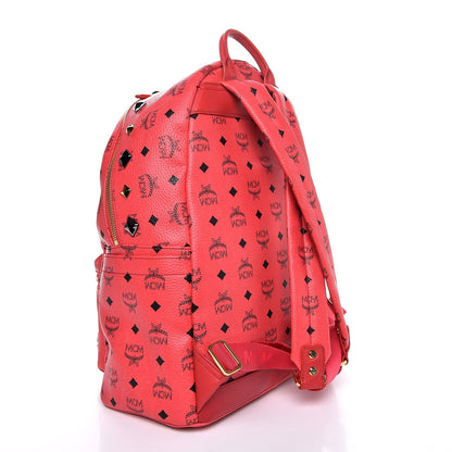 MCM Visetos Studded Medium Stark M Backpack Coral 3 of 9