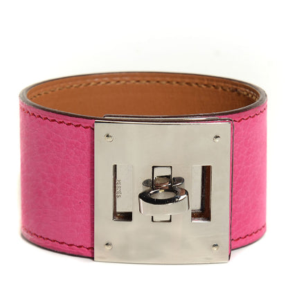 Hermes Taurillon Gaucho Kelly Dog Bracelet Fuchsia 1 of 7