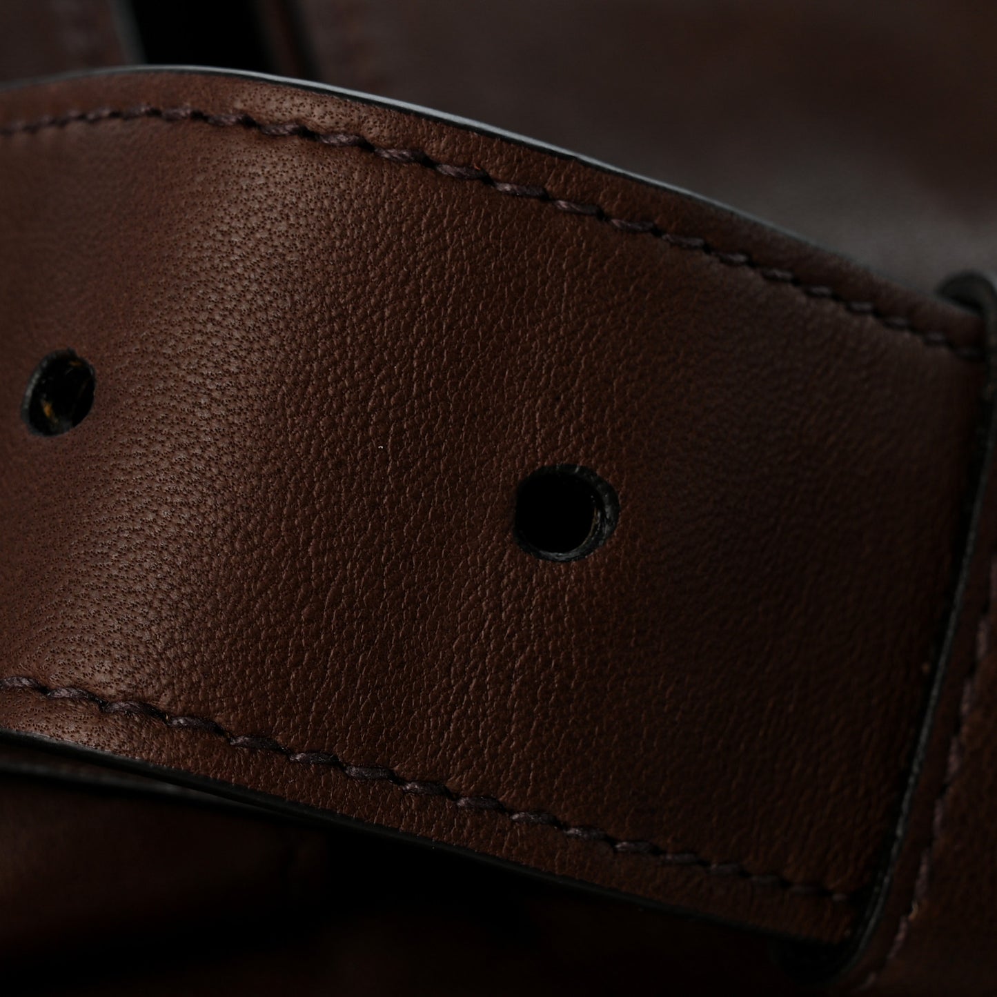 Nappa Utilitaire Shoulder Bag Dark Brown
