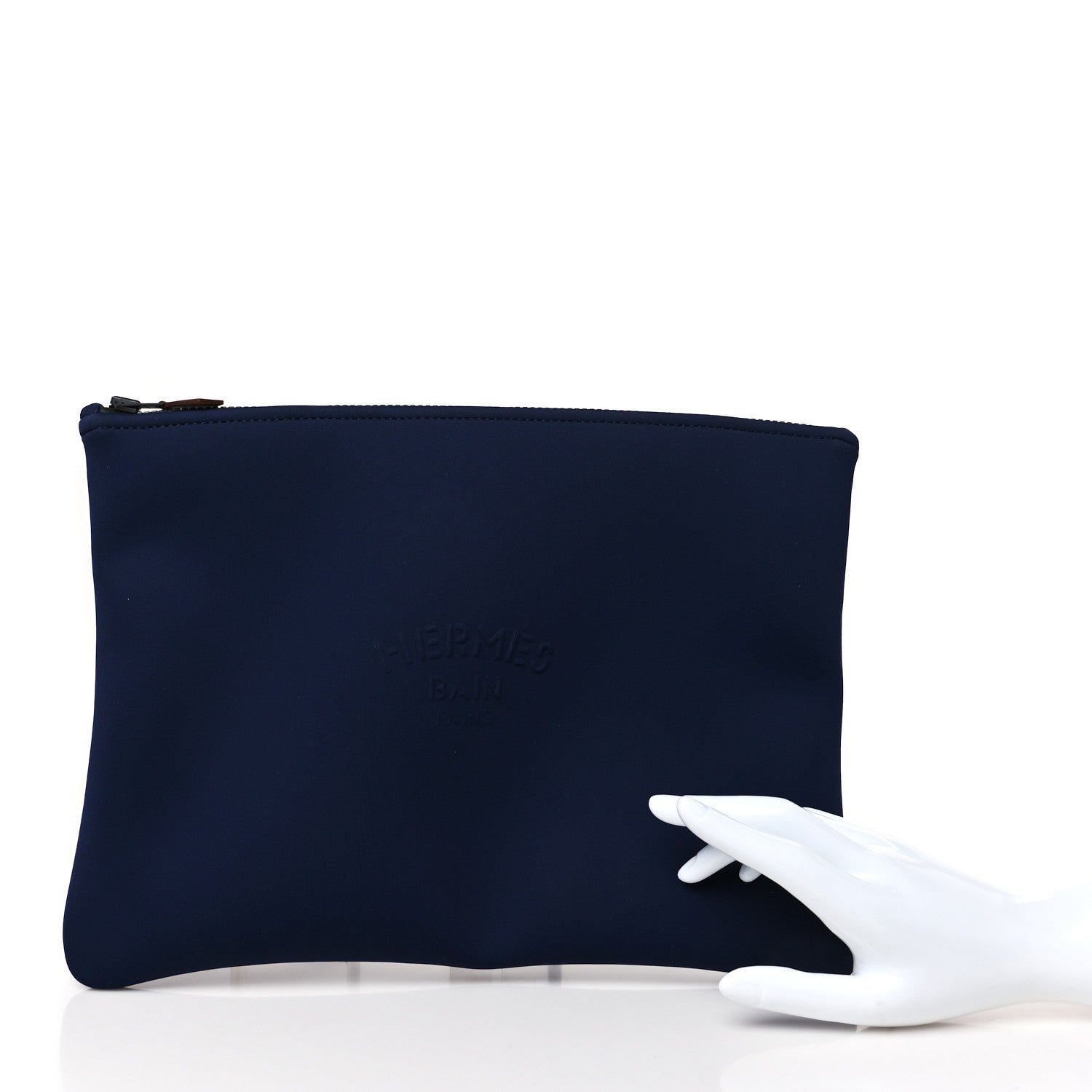 Hermes Neoprene Large Neobain Case Marine 3 of 9