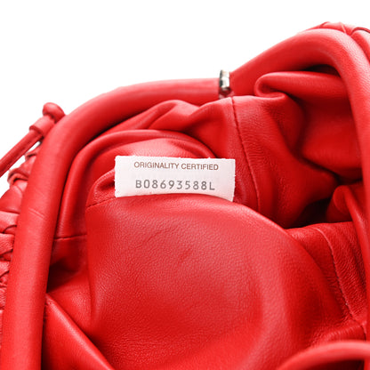Bottega Veneta Nappa Intrecciato The Mini Pouch Bright Red 7 of 9