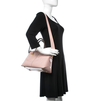 Louis Vuitton Patent Calfskin Miroir Tote Rose Ballerine 2 of 9