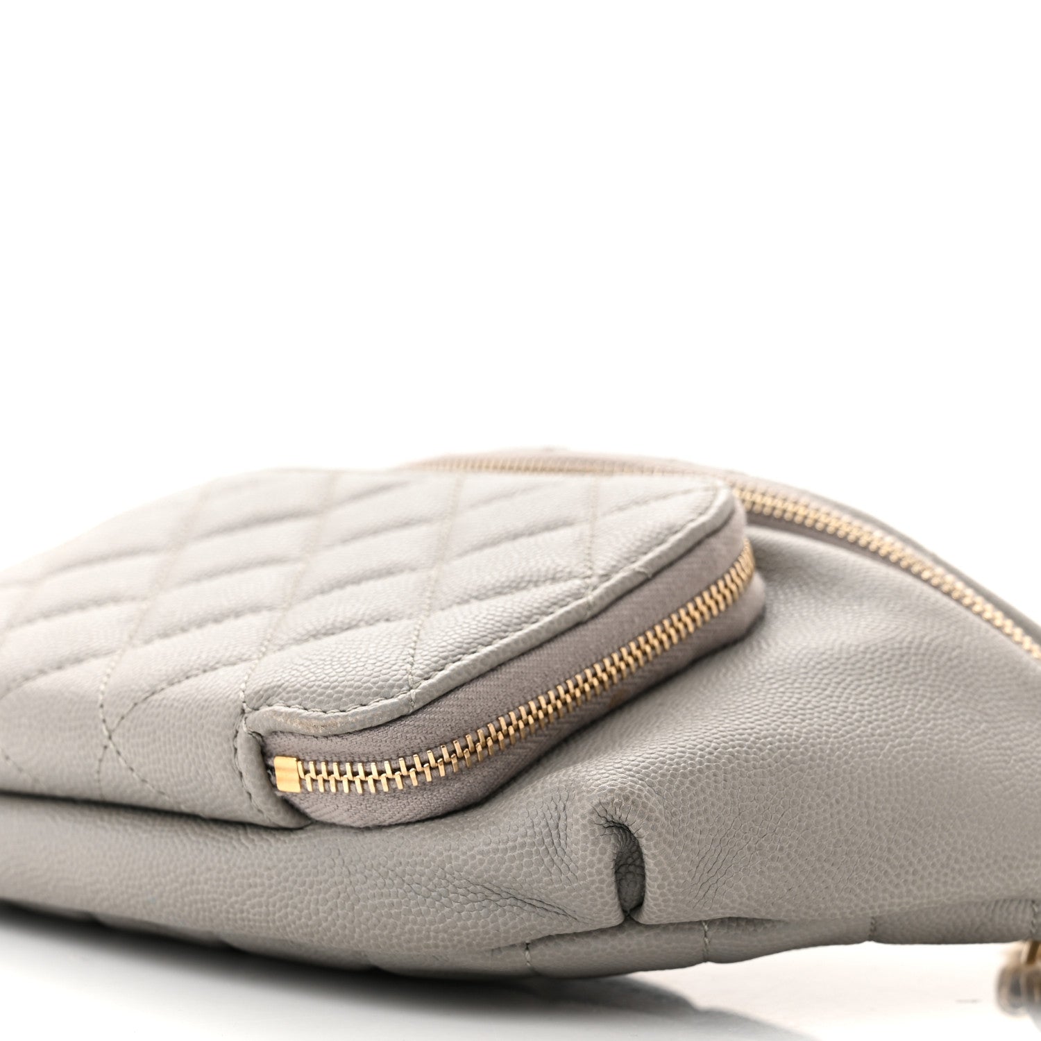 Chanel Caviar Quilted Business Affinity Waist Bag Grey 10 of 10