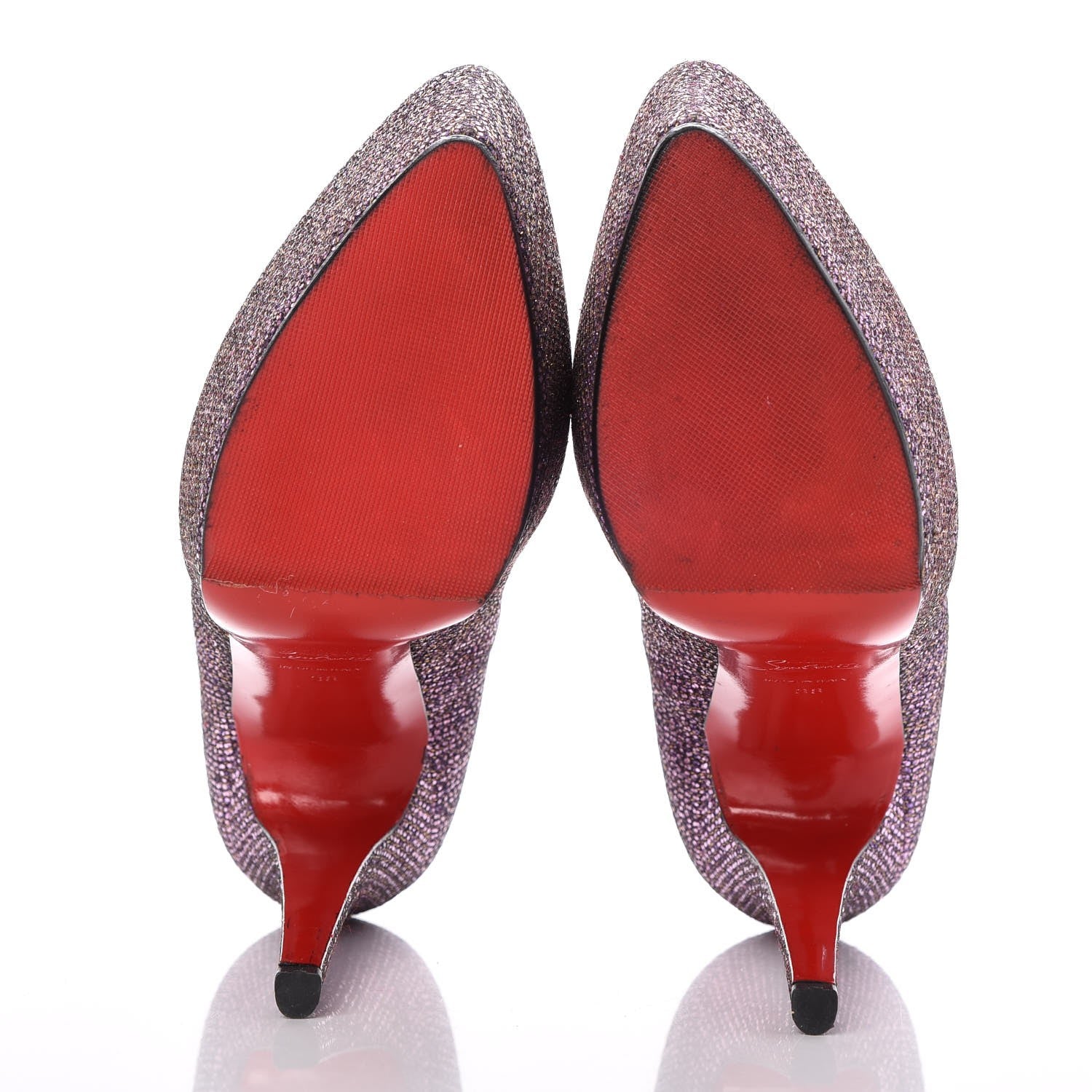 Christian Louboutin Lady Glitter Daffodile 160 Pumps 38 Pivoine 5 of 11