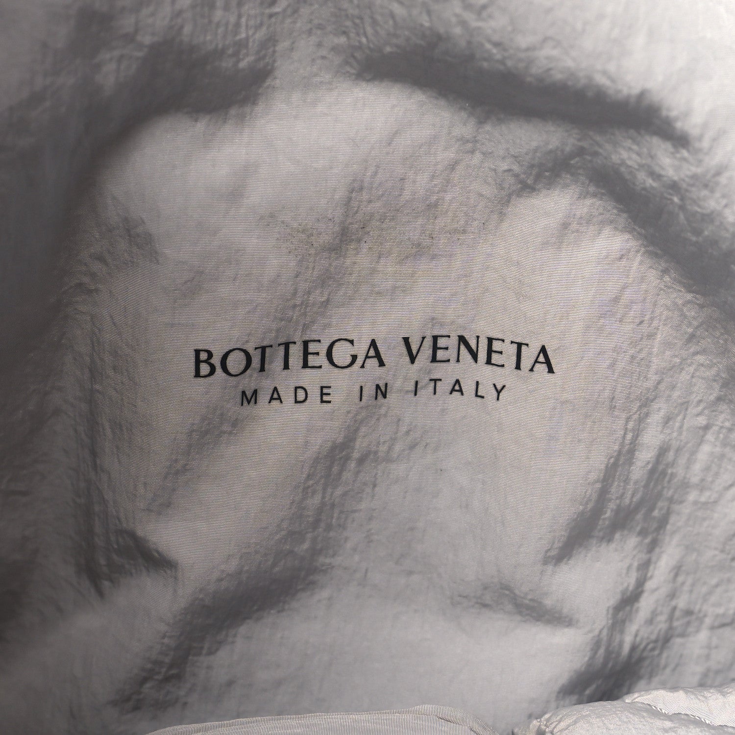 Bottega Veneta Nylon Intrecciato Padded Tech Fold Over Backpack Frost 6 of 12