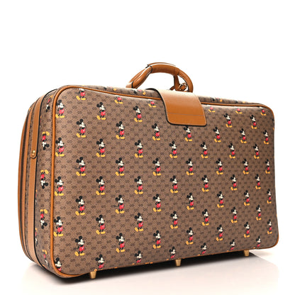 Gucci X DISNEY Mini Vintage GG Supreme Monogram Mickey Mouse Small Suitcase Beige Vintage Sun Oil 2 of 12