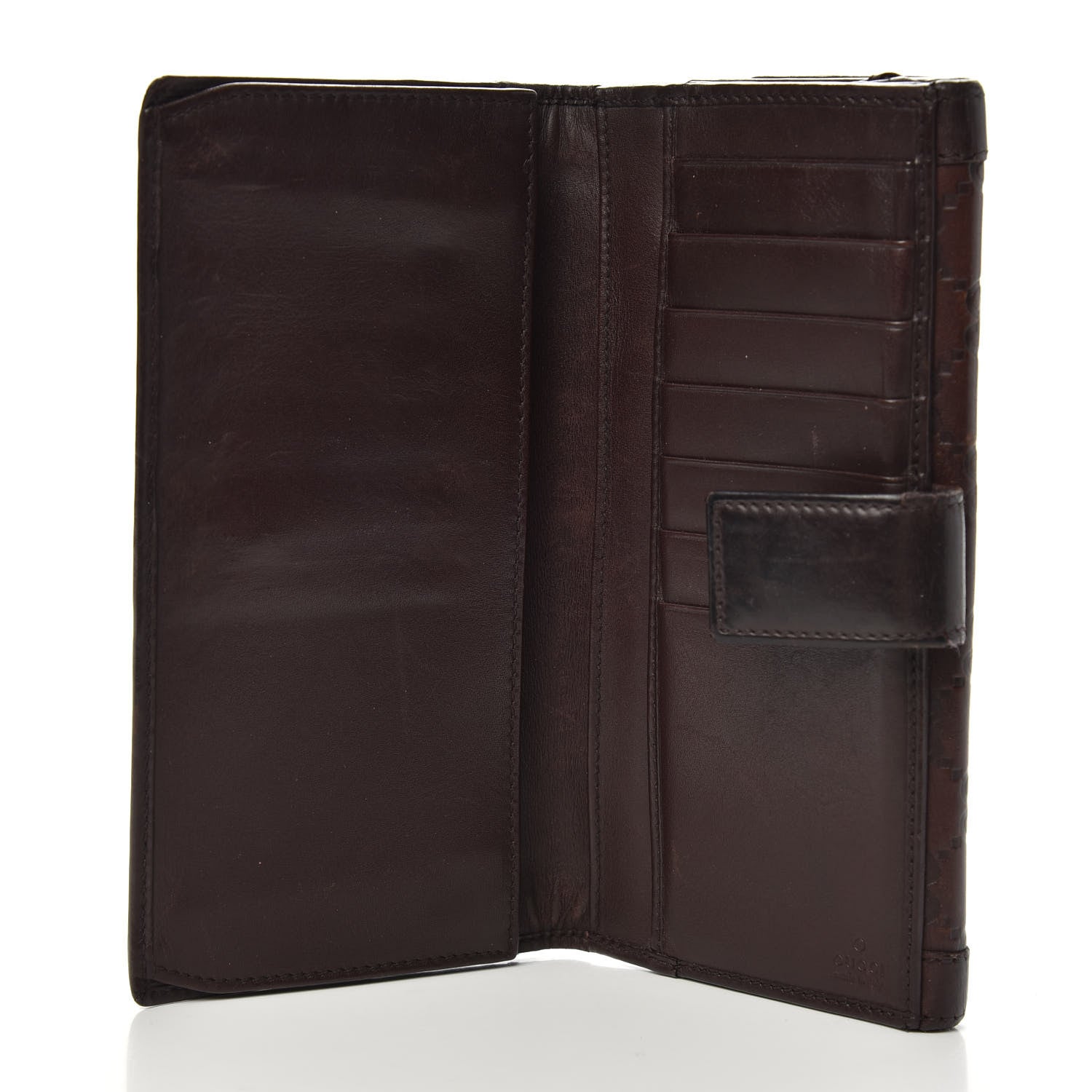 Gucci Guccissima Punch Continental Flap Wallet Brown 5 of 11