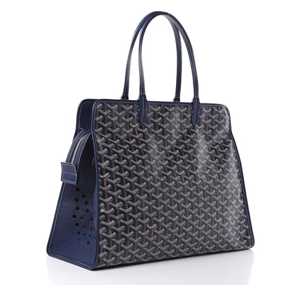 Goyard Goyardine Sac Hardy Pet Carrier PM Navy 3 of 9