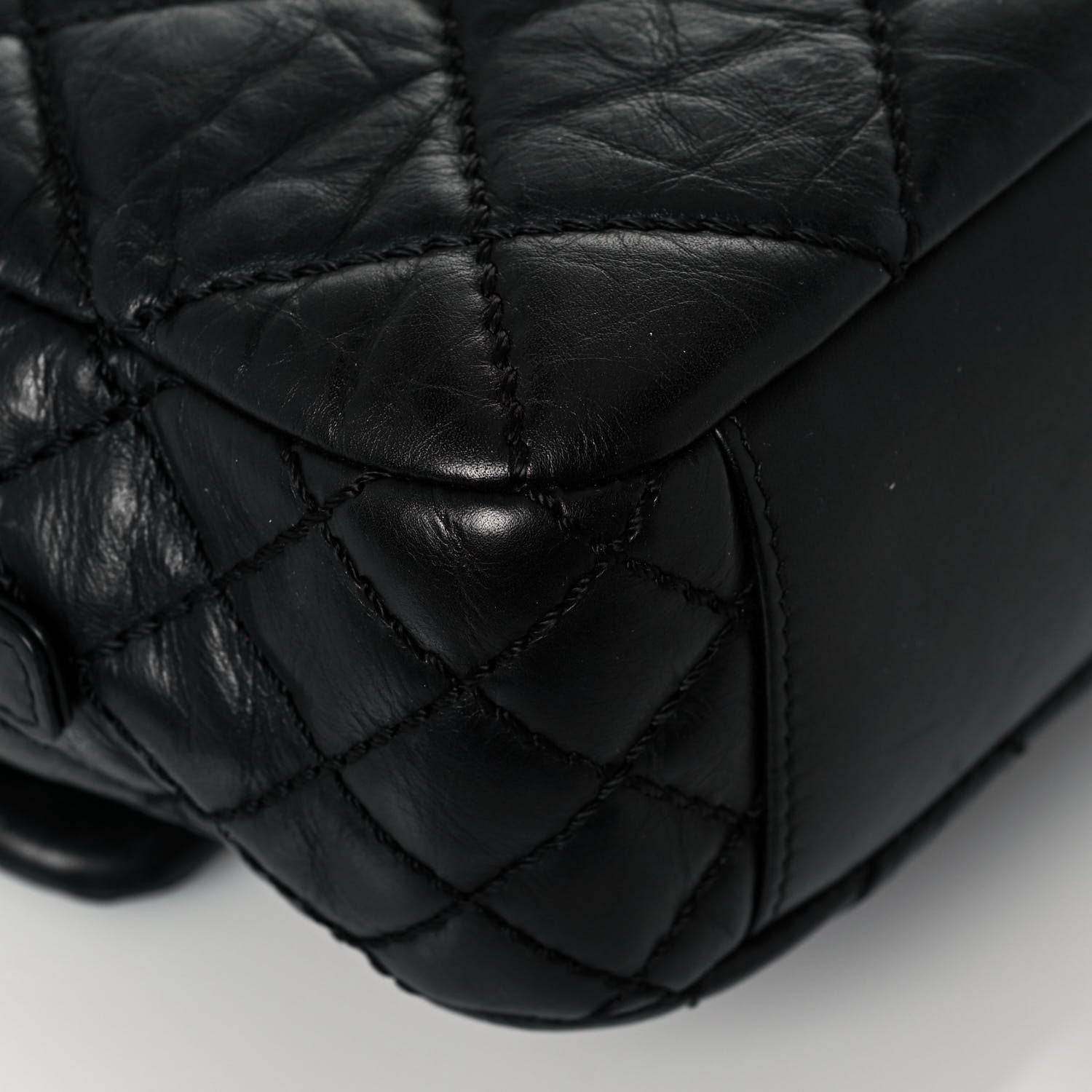 Chanel Aged Calfskin Medium New Portobello Flap Black 11 of 15