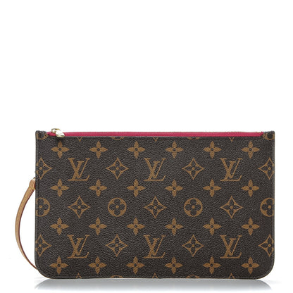 Louis Vuitton Monogram Neverfull MM GM Pochette Pivoine 1 of 7