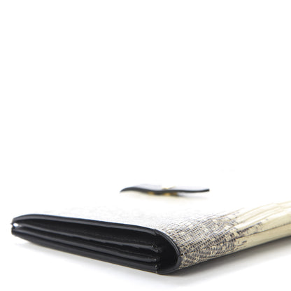 Celine Lizard Calfskin Large Multifunction Strap Wallet Natural 5 of 11