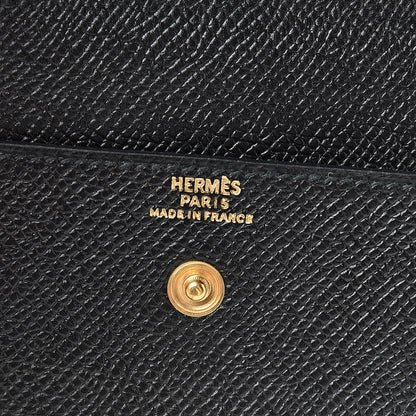 Hermes Courchevel Post It Notepad Holder GM Black 6 of 7