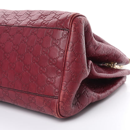 Gucci Soft Guccissima Medium Emily Shoulder Bag Classic Ruby 9 of 19