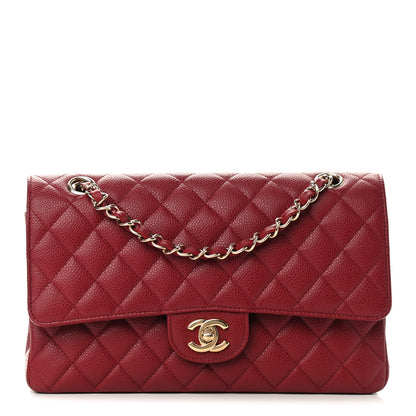 Chanel Caviar Quilted Medium Double Flap Red 1 of 10