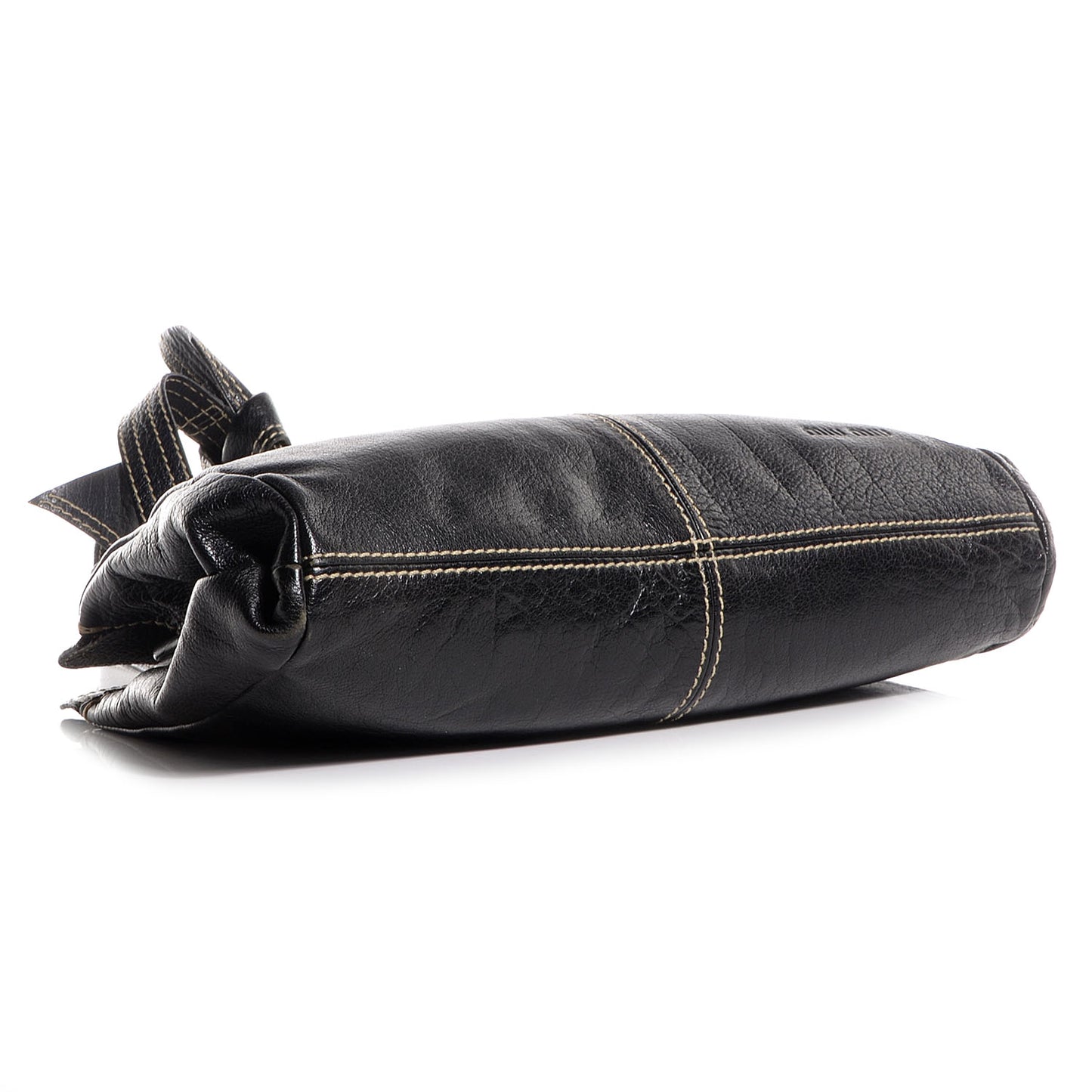 Buffalo Leather Tote Nero Black