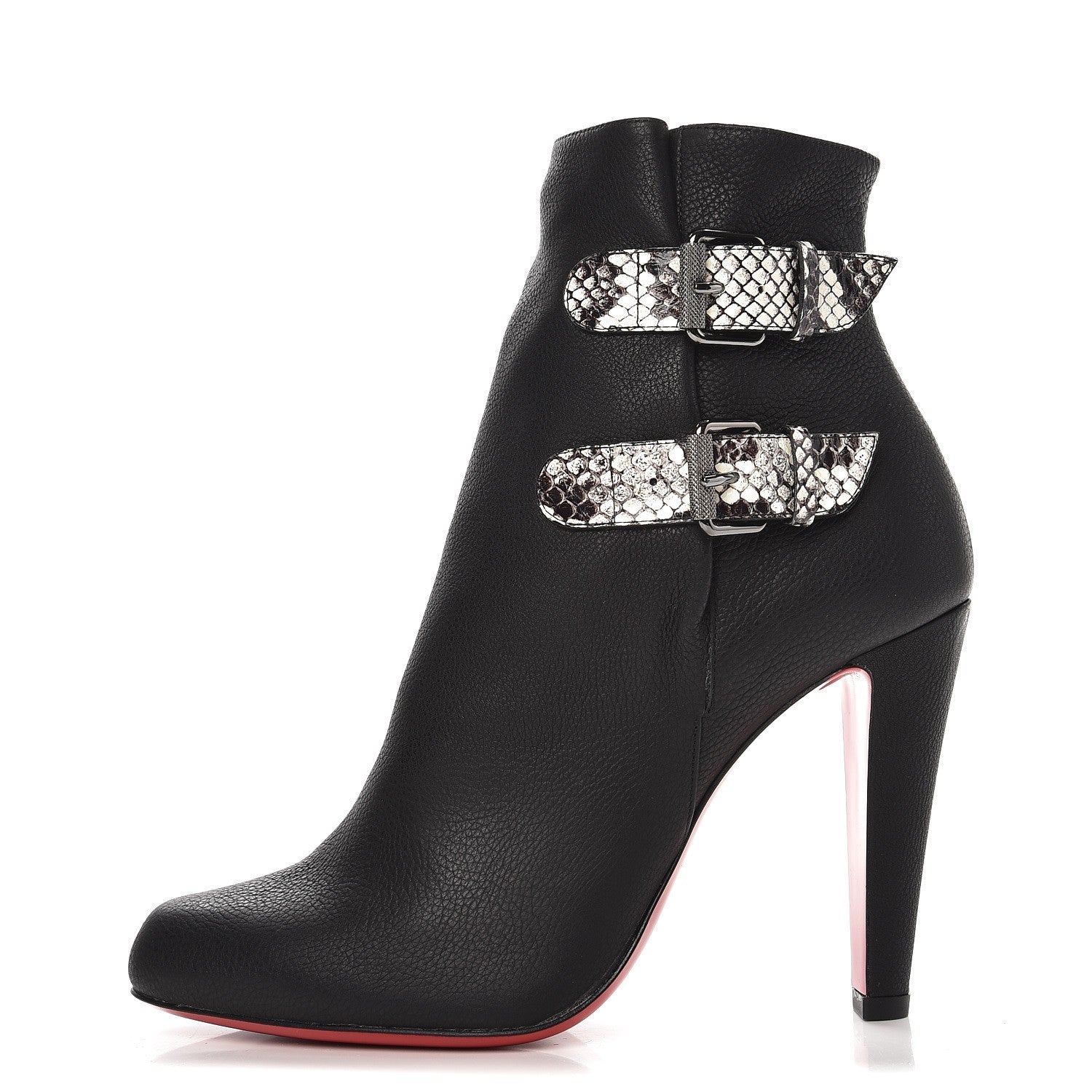 Christian Louboutin Calfskin Ankle Boots 35 Black 1 of 9