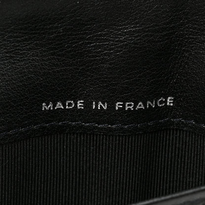 Chanel Patent Quilted Card Holder Wallet Black 7 of 11