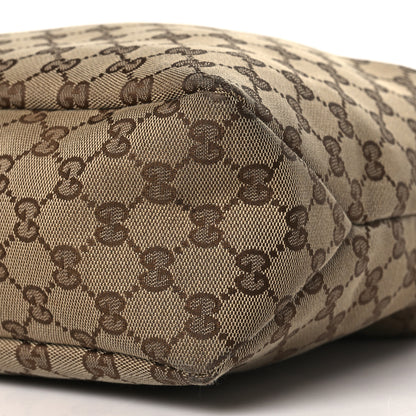 Gucci Monogram Medium Horsebit Chain Hobo Dark Brown 9 of 11