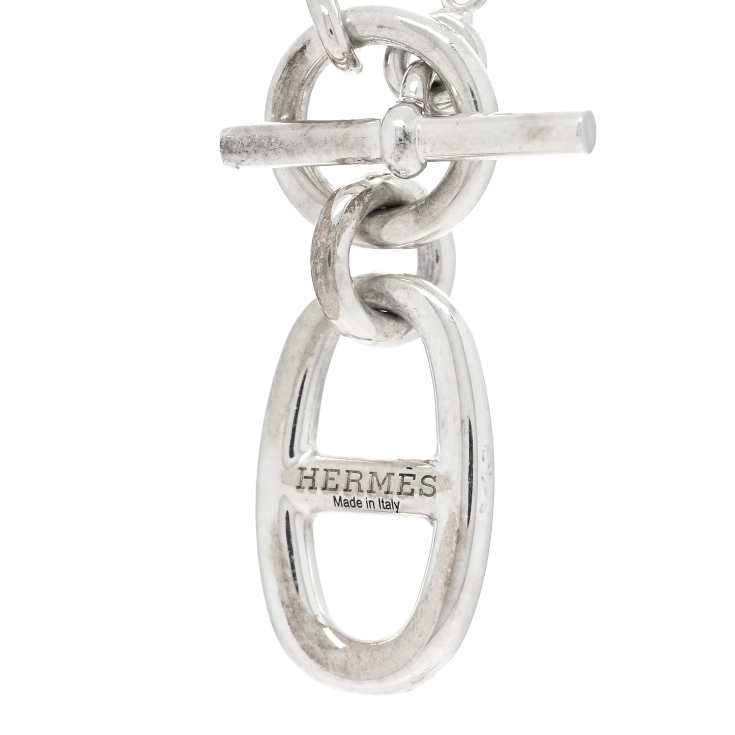 Sterling Silver Amulette Chaine d'Ancre Necklace