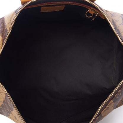 Louis Vuitton X NIGO Reverse Monogram Stripe Keepall Bandouliere 50 Brown 6 of 8