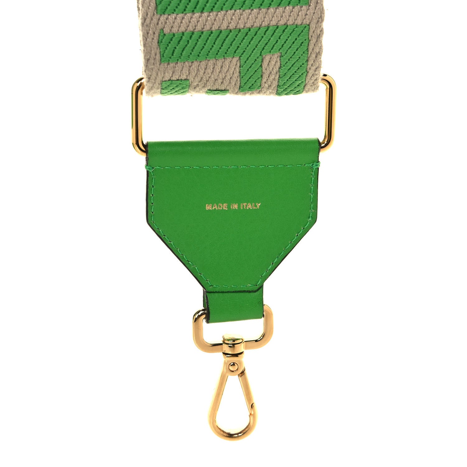 Fendi Canvas Calfskin FF 1974 Strap You Green 4 of 4