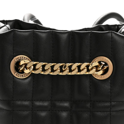 Burberry Lambskin Quilted Mini Lola Backpack Black 8 of 16