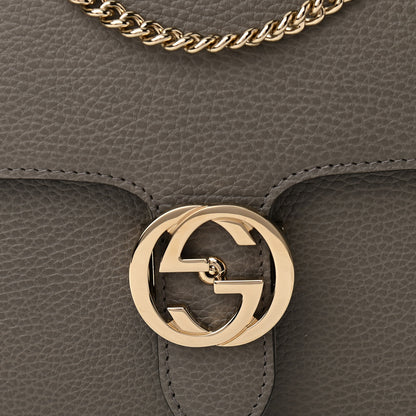 Gucci Dollar Calfskin Interlocking G Shoulder Bag Loess 8 of 10