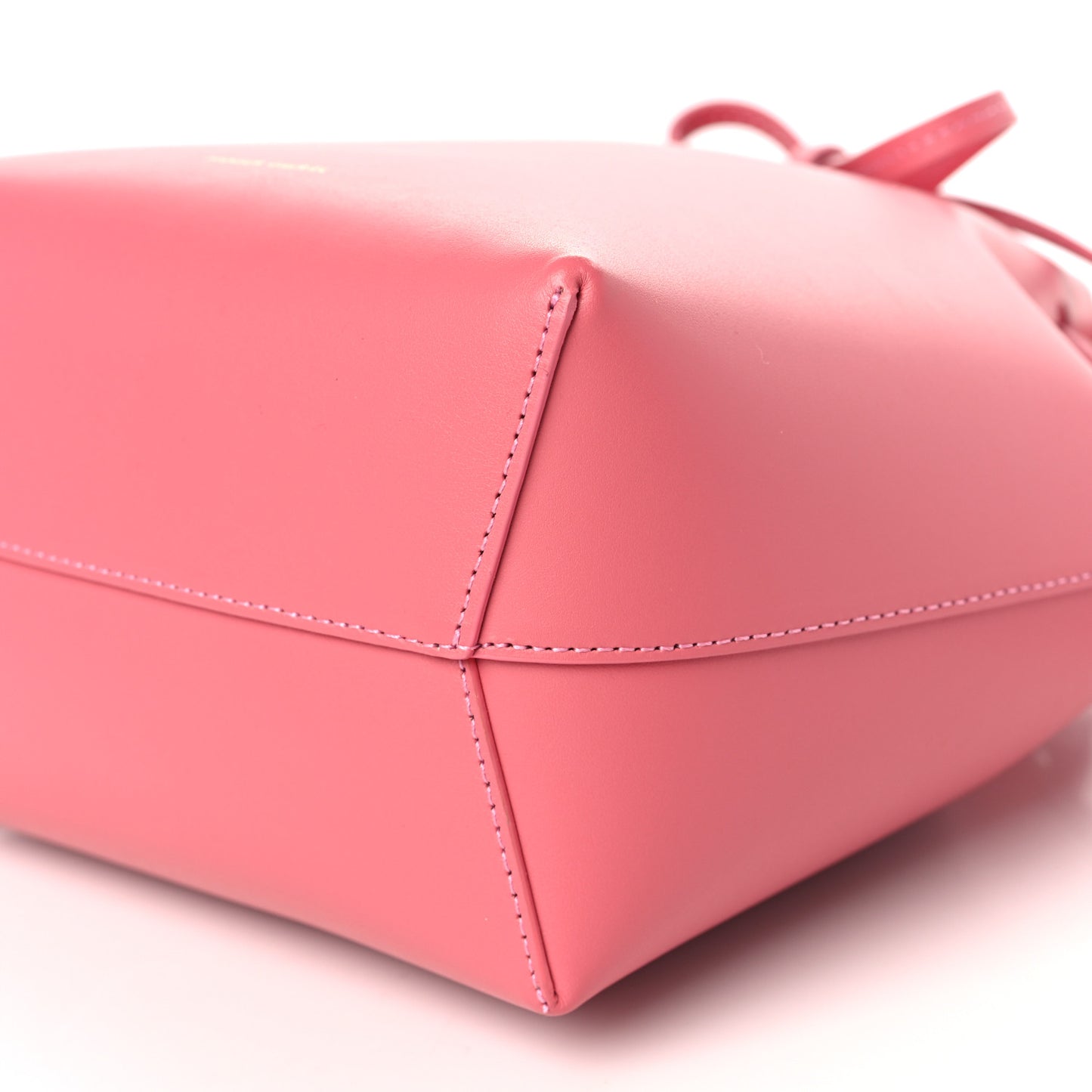 Calfskin Mini Bucket Bag Blush