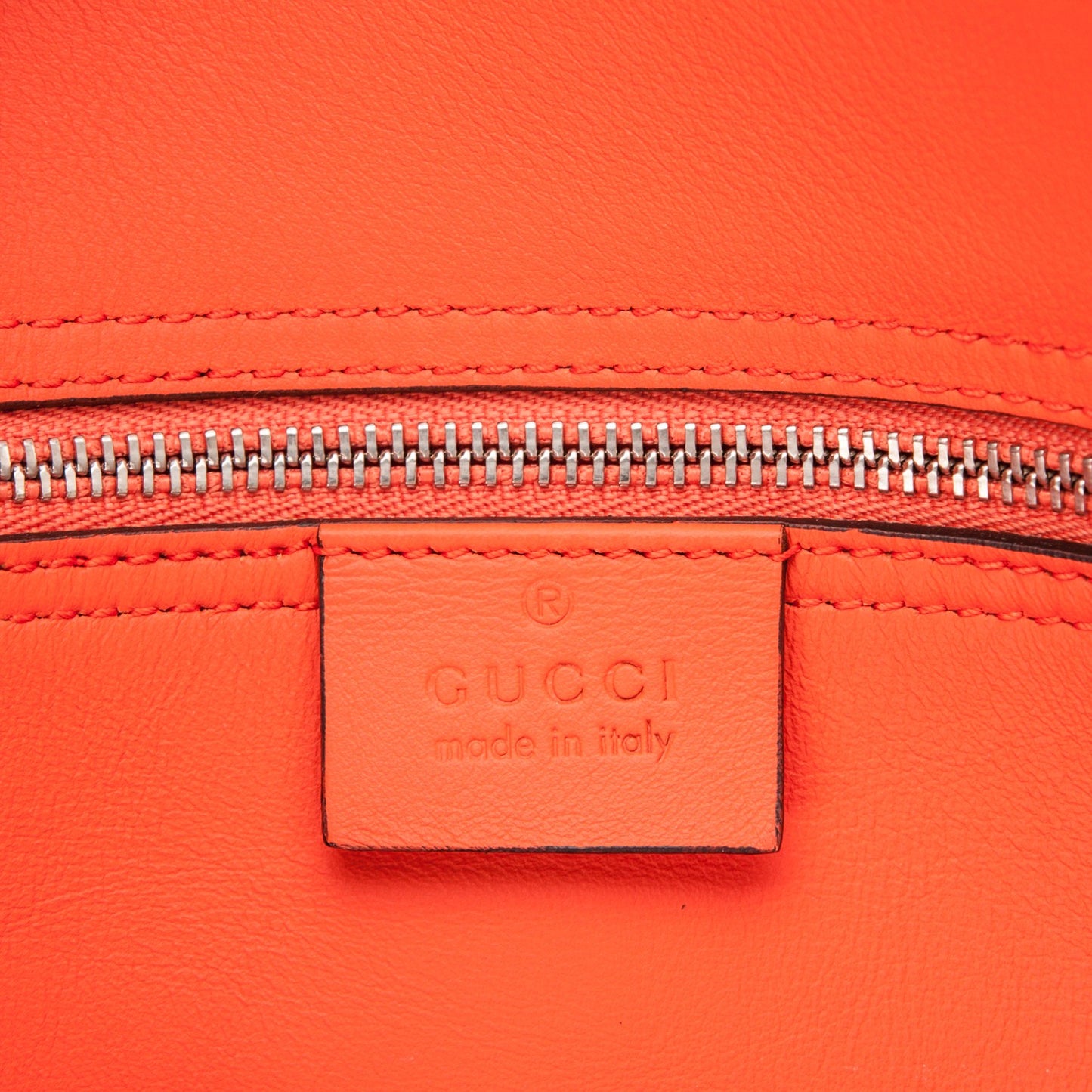 Python Medium Jackie Top Handle Bag Vibrant Orange