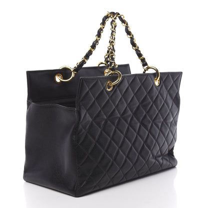 Chanel Caviar Quilted Timeless CC Tote Black 3 of 12