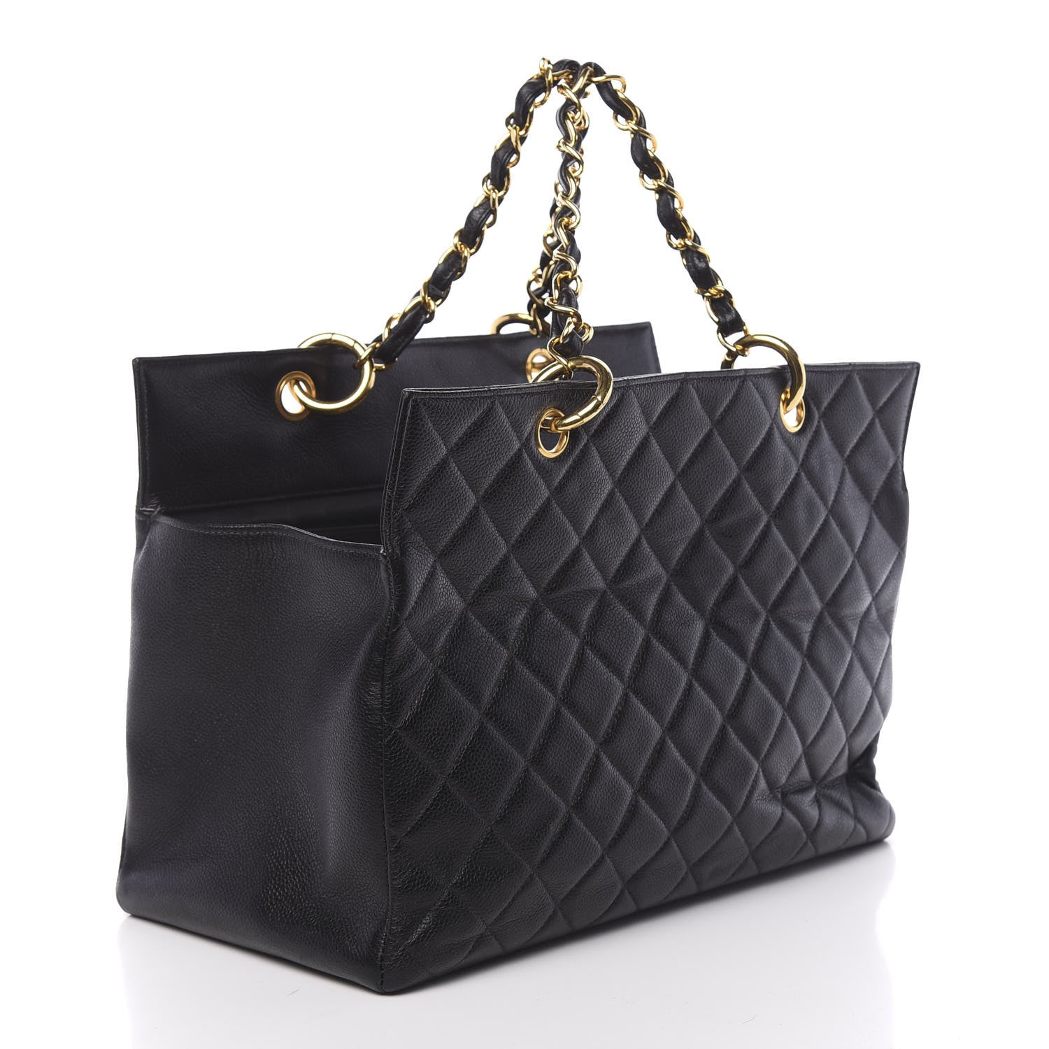 Chanel Caviar Quilted Timeless CC Tote Black 3 of 12