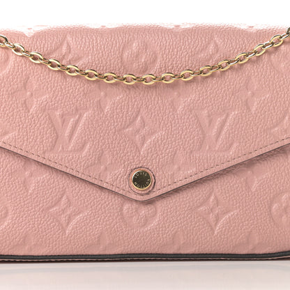 Louis Vuitton Empreinte Pochette Felicie Chain Wallet Rose Poudre 11 of 15