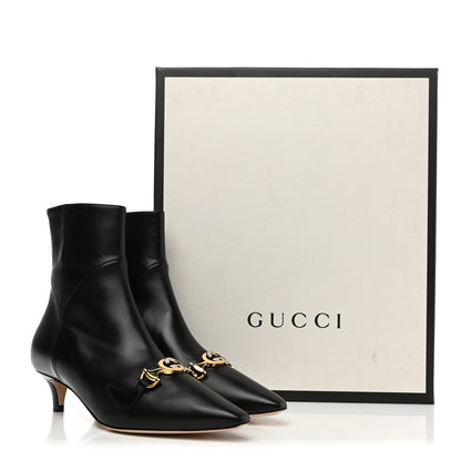 Gucci Nappa Zumi Mid Ankle Boots 35.5 Black 9 of 9