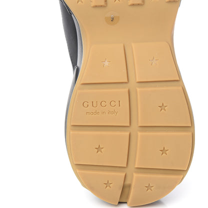 Gucci X SEGA Calfskin Logo Mens Rhyton Sneakers 9 Black 6 of 9