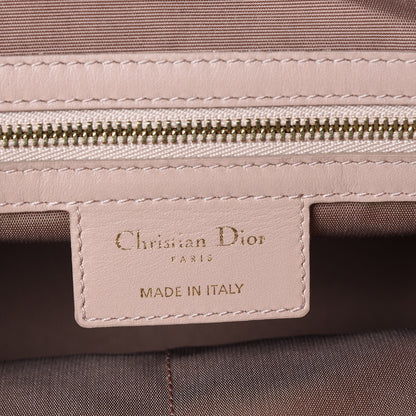 Christian Dior Coated Canvas Cannage Mini Panarea Tote Light Pink 8 of 11