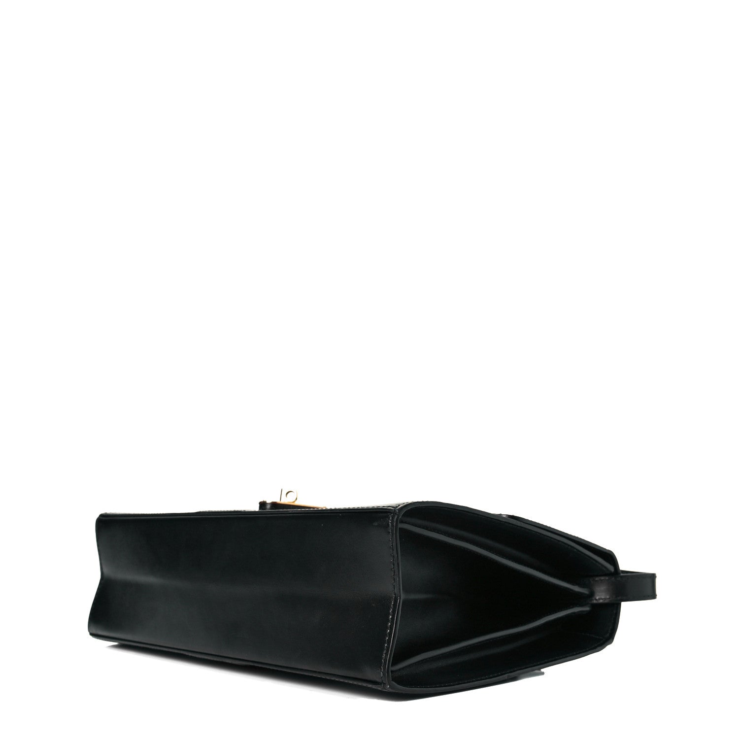 Gucci Calfskin Web Turn Lock Shoulder Bag Black 5 of 7