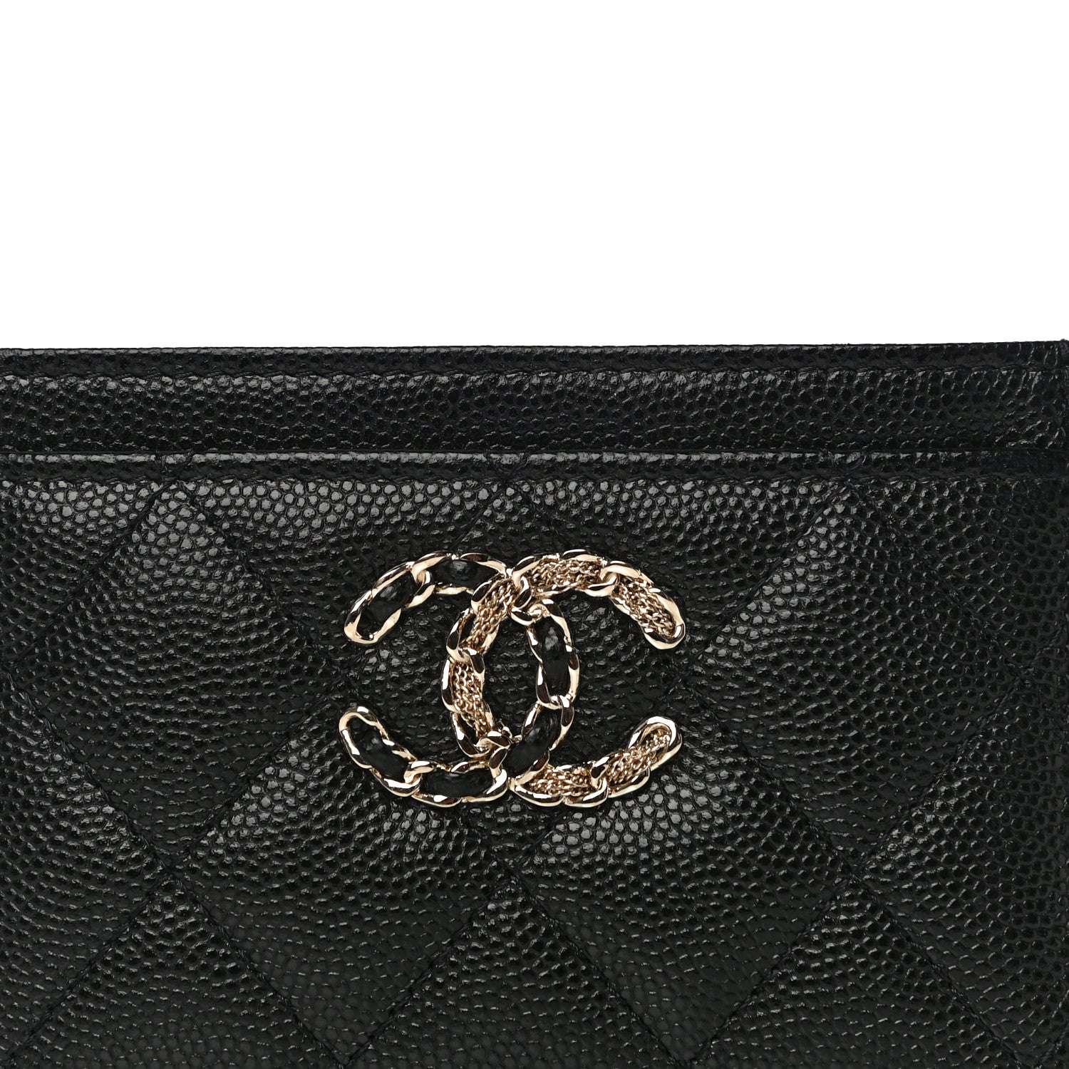Chanel Caviar Quilted French New Wave Card Holder Black 8 of 11