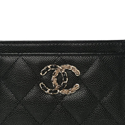 Chanel Caviar Quilted French New Wave Card Holder Black 8 of 11