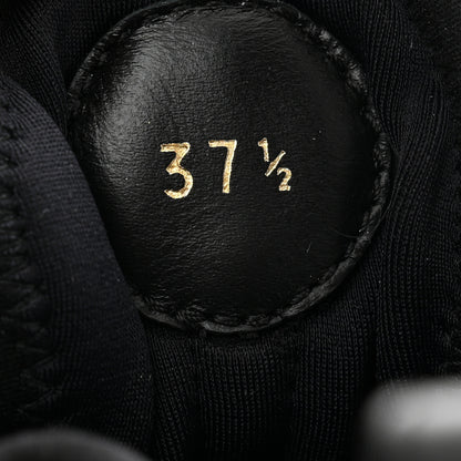 Louis Vuitton Calfskin Run Away Sneakers 37.5 Black 8 of 10